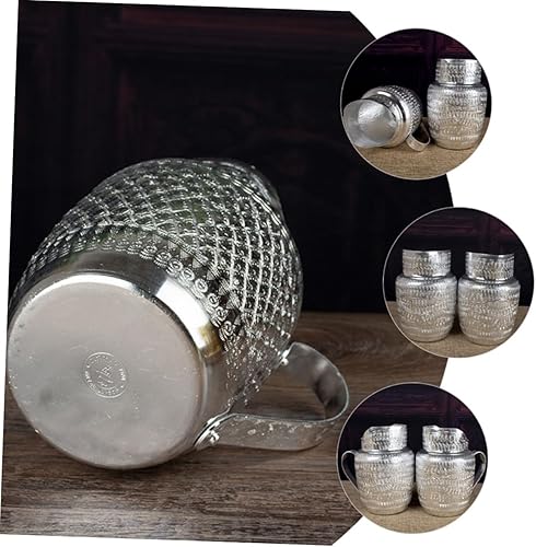 SECFOU Carafe Métal Pour Boissons Distributeur Pratique Pour Eau Vin Et Jus Jug Avec Poignée Confortable Pour Maison Restaurant - Nail Gallerys