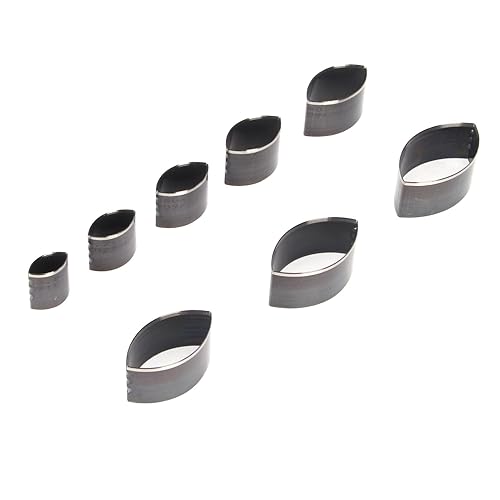 Changor 8pcs Outils de Coupe Cuir Kit, Matrice de Découpe du Cuir, Ensemble d'outils de Poinçon, Outil de Poinçonnage du Cuirs, pour la Artisanale De Ceinture De Sac DIY - Nail Gallerys