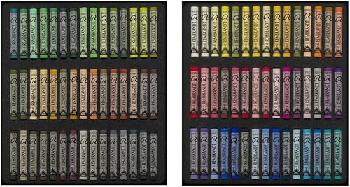 Rembrandt 90 Pastel secs,Selection Paysage et 2 cartes - Nail Gallerys