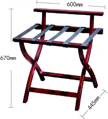 HYKJCSS Porte Valise Porte Bagage Support De Valise Pliant, Porte-Bagages en Bois Massif, pour Hôtel Et Ménage Porte Valise pour Chambre - Nail Gallerys