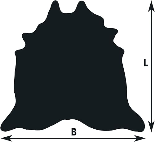 Livorio Tornasol Tapis en Peau de Vache de qualité supérieure - Produit Naturel Unique en provenance d'Amérique du Sud - Peau de Vache véritable - Nail Gallerys
