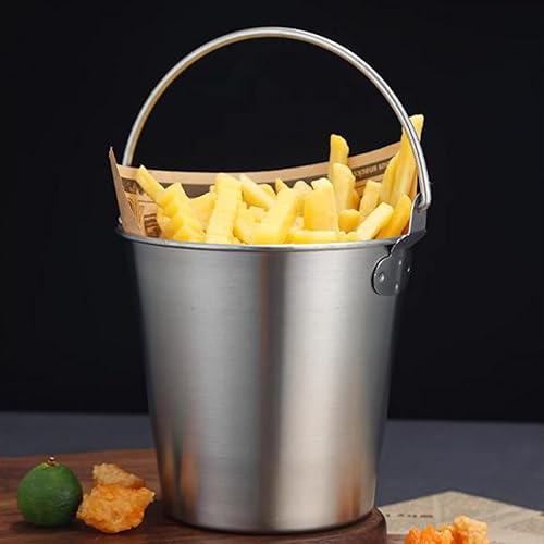 Seau, Mini Seaux en Métal avec Poignées, Petit Seau à Glace en Acier Inoxydable, Mini Seaux en étain pour Champagne, Bière, Vin, Boissons pour Sportifs, Eau(Doré) - Nail Gallerys