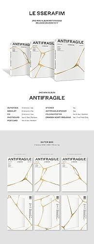 LE SSERAFIM - 2nd Mini Album ANTIFRAGILE CD (Random ver.) - Nail Gallerys