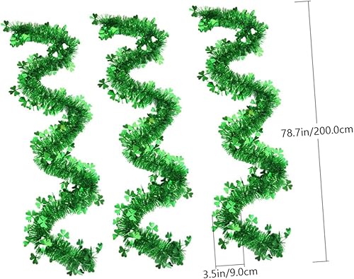 Zerodeko Lot De 3 Décorations Suspendues en Plastique Vert pour La Journée Créative Thème 3 Feuilles - Nail Gallerys