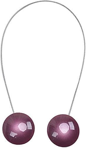 GIVBRO Embrasse de rideau magnétique avec clip en forme de boule avec aimant puissant pour décoration de textiles Orange - Nail Gallerys