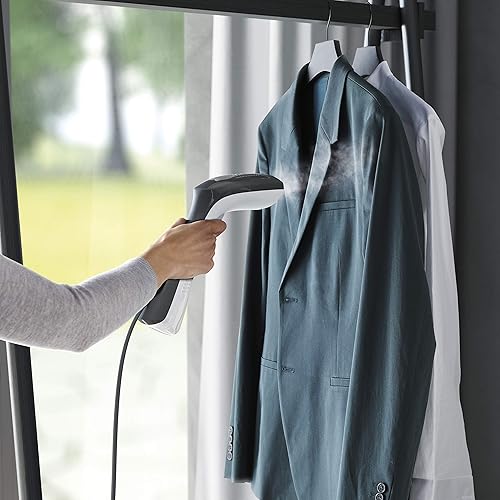 AEG HS6-1-2EG Défroisseur vapeur rapide prêt à l'emploi Défroissage, rafraîchissement, lissage, vapeur, élimine 99,9 % des bactéries, tous les types de tissus, gant de protection, brosse, câble long, - Nail Gallerys