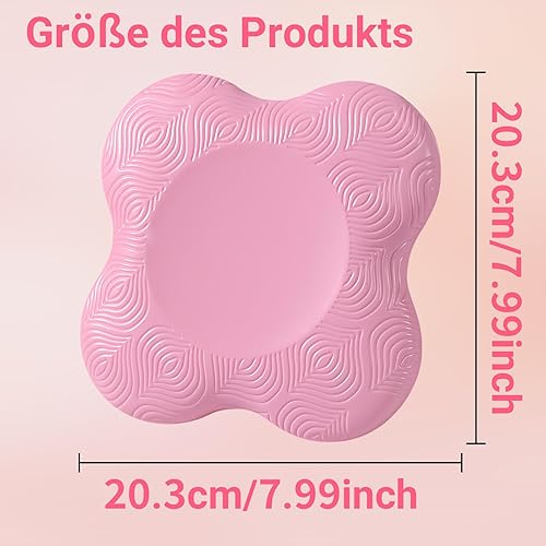 LBJFYHJN Lot de 2 coussins de yoga, genouillères, antidérapants, accessoires de yoga, résistants à l'usure, pour protéger les genoux, les chevilles, les mains et les coudes, pour yoga, gymnastique - Nail Gallerys