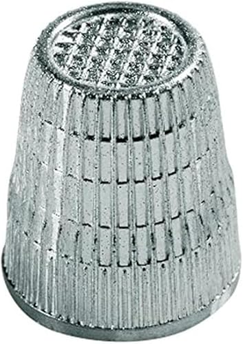 Prym moulé sous pression Dé à Coudre 17 mm, grande, métal, Argent, 2 x 1.5 x 1.5 cm - Nail Gallerys