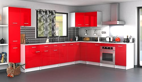 Berlioz Creations HAUT Meuble de cuisine 1 Porte, Frêne, 60 x 33,3 x 55,4 cm - Nail Gallerys