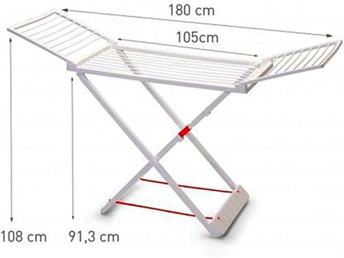 Plastic Forte Étendoir à Linge avec Ailes résine, 12938 - Nail Gallerys