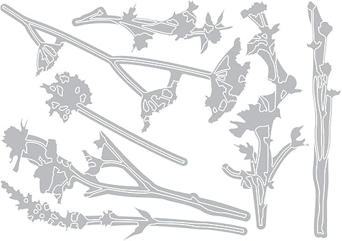 Sizzix Set DE 15 Matrices de Découpe, Métal, Multicolore, 19,1 x 14,4 x 0,4 cm - Nail Gallerys