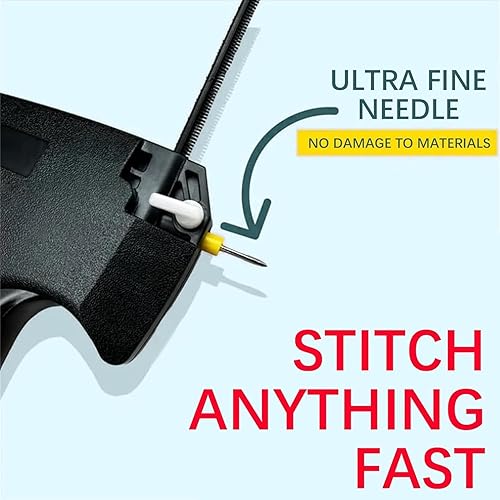 Fransande Stitchy Quick Clothing Fixer Gun,Quick Clothing Fixer, Mini Quick Repair Garment Sewing Machine,Handheld Sewing Machine Instant Button Garment Connector Stitchy Quick Clothing Fixer - Nail Gallerys