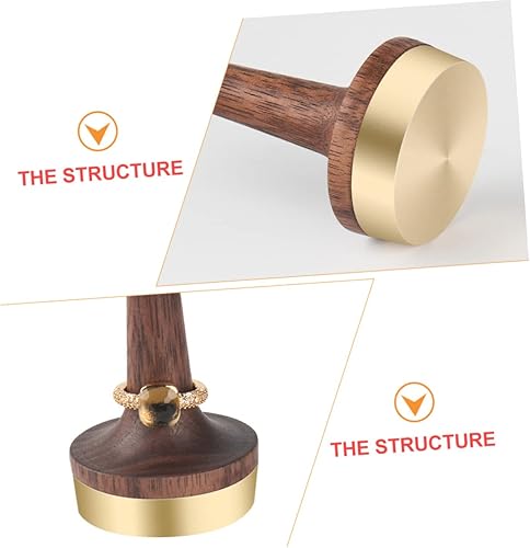 Beaupretty 2pièces Support Pour Anneaux Noir Avec Base Présentoir Élégant Pour Bijoux Pour Aux Femmes Et Toutes Occasions - Nail Gallerys