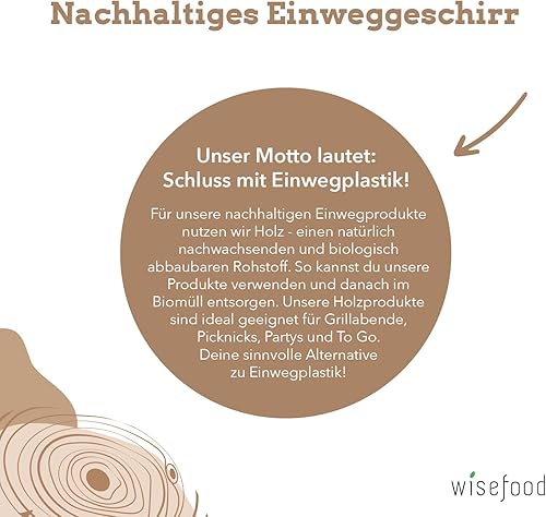 wisefood Couteaux jetables en bambou, 100 pièces de couverts en bambou 17cm, Couverts jetables biodégradables, Couteaux naturels en bambou, Vaisselle jetable, Vaisselle de fête - Nail Gallerys