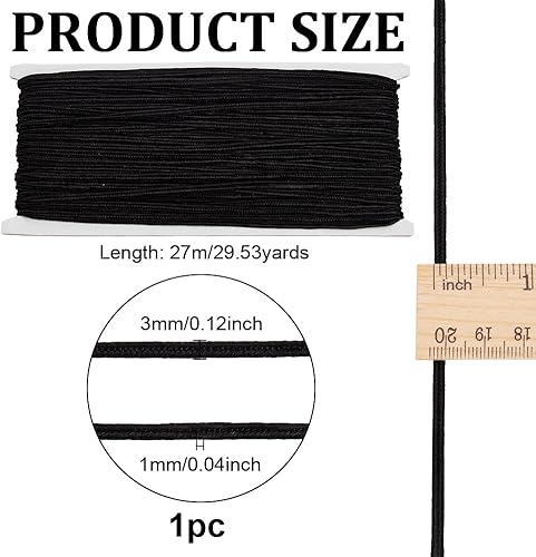 FINGERINSPIRE 27m Garniture Tressé en Polyester Plat 3mm Large Garniture de Tresse Métallique Blanche Ficelle Plate Garniture de Tressé pour Vêtements Costumes Bricolage Couture Artisanat Maison - Nail Gallerys