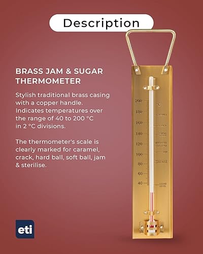 Sucre & thermomètre à confiture. Thermomètre idéal de préserver ou confiserie - Nail Gallerys