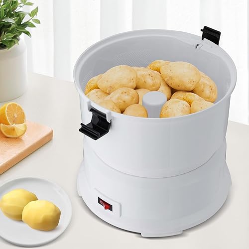 Eplucheur Pomme De Terre Electrique Machine à éplucher Les Pommes De Terre éplucheuse Automatique De Pommes De Terre En Acier Inoxydable,Pour Cuisine, Restaurant, Fast Food - Nail Gallerys