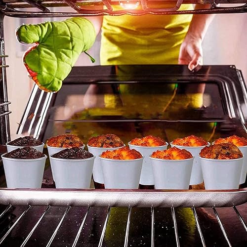 Tarragona 6 PièCes Aluminium Dariol Mouler Tasse de Cuisson Dariole Pudding Dessert CrèMe Moules Rond AntiadhéSif Oeuf Moule Le Moule Ustensiles de Cuisson - Nail Gallerys