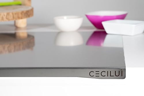 CECILUÌ Planche à découper en acier inoxydable pour pétrir, tapis antidérapant, planche à découper de cuisine professionnelle, planches à découper, table de travail (75 x 57.3 cm) - Nail Gallerys