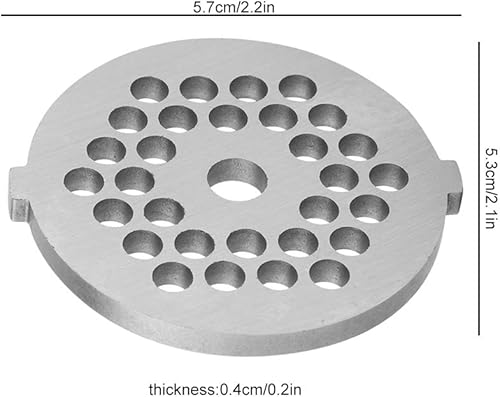 Hachoir à viande électrique - Accessoire en alliage - Disque de coupe 5/7 mm - Emballage multiple (7 mm) - Nail Gallerys