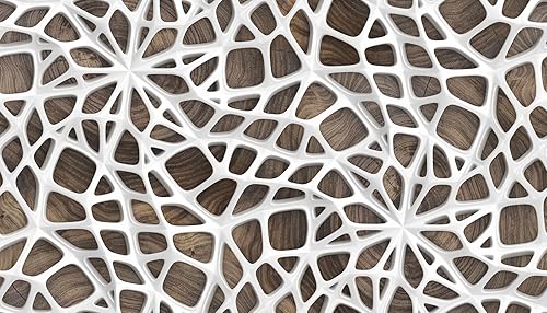 Lumalea Crédence adhésive Cuisine - Film Autocollant Résistant à la Chaleur et à l’Eau – Facile à Poser – Décoration Murale Anti-Tache – Idéal Rénovation - Design Effet 3D - 50x87,5 cm - Nail Gallerys