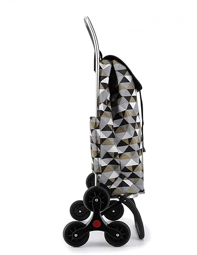 Chariot de Course Rolser I-Max Sahara 6 Roues Monte escaliers - Noir - Nail Gallerys