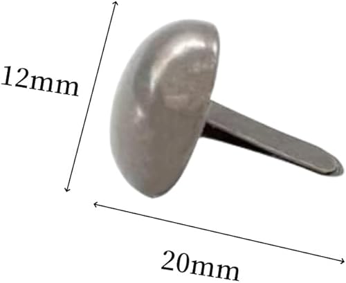 Acrylic Lot de 200 clous de pied pour sacs, pieds clous, pieds pour sacs, sacs en métal, pieds, clous pieds champignons, rivets artisanaux en cuir, sacs à main en cuir, pour sac en cuir - Nail Gallerys