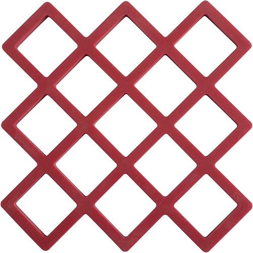 Jata Hogar - HACC4546 - Dessous de Plat en Silicone aimanté, résistant à la Chaleur jusqu'à 230 °C, 20 x 20 cm, Support magnétique pour casseroles, poêles, casseroles, etc. Antidérapant, Flexible, - Nail Gallerys