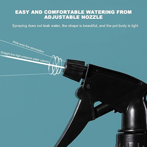 Xijobido 3 Pièces Spray Bouteille | Flacons Pulvérisateur | Arrosoir Pour Plants D'intérieur | Vaporisateur Vide Réutilisable | Bouteille Spray Pour Ménage, Nettoyage, Jardinage, Coiffeur | 500ml - Nail Gallerys