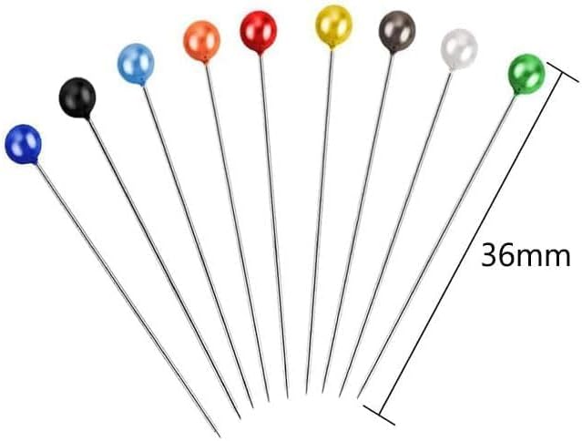 Broches droites Épinglettes de couturière,Broches à coudre pour tissu de bricolage bijoux bouquet couture artisanat - Nail Gallerys