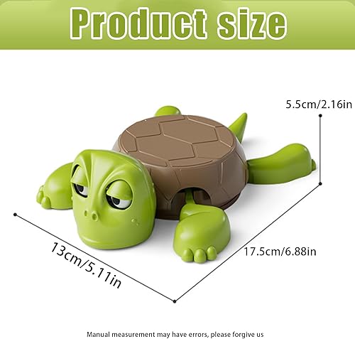 SSKHE Dessous de verre tortue amusant, support de boisson mignon, design de capteur de gravité, tortues de mer avec limbs de traction, visage expressif, cadeau de nouveauté pour adultes, jouet durable - Nail Gallerys