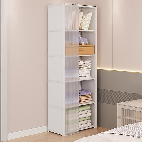 Fruusv Armoire portable, étagère à vêtements robuste, organiseur de vêtements, armoire de rangement pour chambre à coucher, armoire pour chambre à coucher - Nail Gallerys