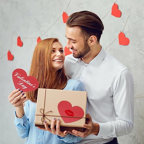 Operitacx Découpe en papier en forme de cœur : 40 découpes en carton en forme de cœur rouge pour la Saint Valentin, artisanat, mur, salle de classe, école, projets d'artisanat - Nail Gallerys