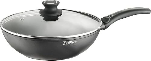 PINTINOX Energy Wok avec Couvercle Diamètre 28 cm Aluminium - Nail Gallerys