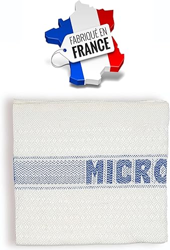LNT France - Lot de 3 serpillères Gaufrées Microfibres 45x50 cm, très absorbantes, ne peluchent Pas, pour Tous Types de Sol, Fabriqué en France. - Nail Gallerys