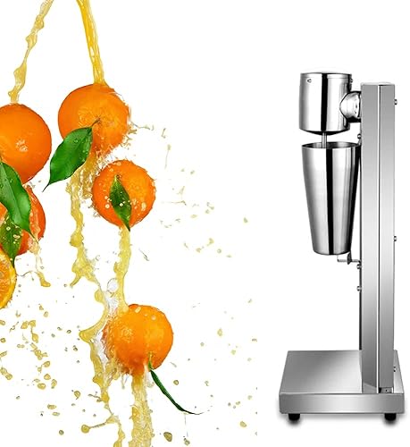 Mixeur électrique sur pied 650 ml – Shaker à protéines 18000 RMP avec gobelet en acier inoxydable pour milkshakes, frappés, smoothies et cocktails 180 W - Nail Gallerys