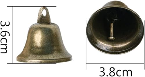 Milisten 35 Pcs De Noël Artisanat Clochettes Vintage Jingle Bells Ton Bronze Cloches De Noël Arbre Pendentif Suspendu Décoration pour Carillons De Vent Sonnette De Chien Fabrication De - Nail Gallerys