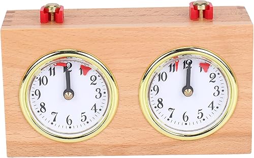 Jevina Minuteur d'échecs, horloge numérique professionnelle internationale, en bois, minuterie d'échecs portable - Nail Gallerys