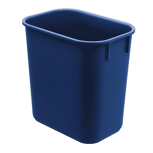 Acrimet Corbeille, Poubelle de bureau, 3,25 gallons / 13 quarts / 12 litres (en plastique) (couleur bleue) (lot de 4) - Nail Gallerys