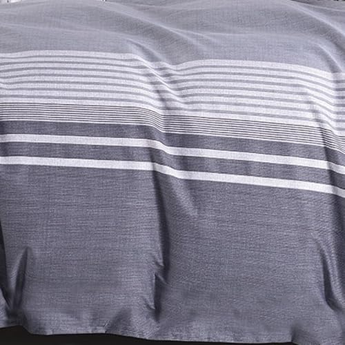 Fanny & Céline Parure 3 Pièces 100% Coton 85 Fils Housse de Couette 260x240cm+65x65cmx2_FC-111 - Nail Gallerys