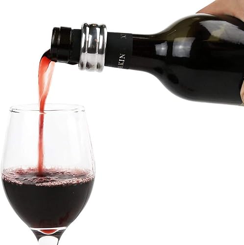 YFOX Lot de 6 Anneaux Anti-Goutte en Acier Inoxydable, Diamètre 1,6 Pouces, Sûr et Durable, Feutre Noir, Pour Bars, Restaurants, Maison (Argent) - Nail Gallerys