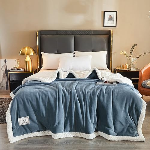 Ergocar Couverture, Plaid Double Face Doux et Chaud, Couverture de Décoration Intérieure Chaude et Légère, Plaid Jeté Canapé Flanelle, pour Convient à Toutes Les Saisons - Nail Gallerys