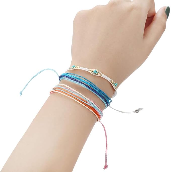 Cordon Ciré,Fil Bracelet 28 Rouleaux 1mm Multicolores Imitation Fil de Cuir Cordes Tressées pour la Fabrication d'Artisanat Bricolage Perles 280m - Nail Gallerys