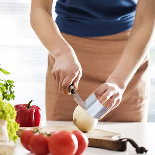 Sunbbingsp 8 Pcs Finger Guard Acier Inoxydable, Protège Doigt Cuisine, Anti Coupe Doigt Cuisine pour Cuisine Trancher Découper Hacher, Argent(Un Seul Doigt + Deux Doigts) - Nail Gallerys