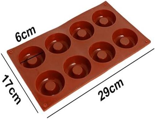 Moule à donut en silicone, 8 trous - Nail Gallerys