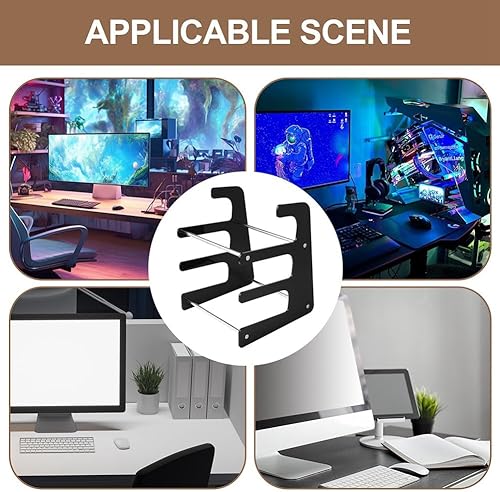 Support de clavier mécanique à 3 niveaux, support de présentation, étagère de rangement pour trois claviers mécaniques, installation facile, noir - Nail Gallerys