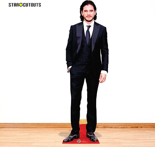 Kit Harington en Carton Grandeur Nature Star of Game of Thrones Jon Snow - Nail Gallerys