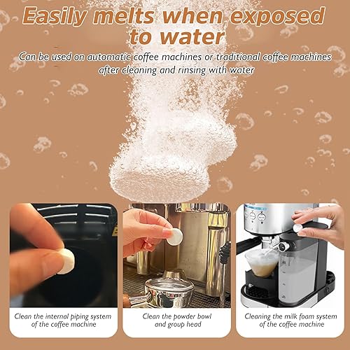 Okaywork 10 Pastilles de nettoyage détartrant pour Jura, Krups, Melitta, Delonghi, Siemens, Philips, Bosch, Tassimo, Nespresso, Sage, Senseo machines à café automatiques et cafetières - nettoyant - Nail Gallerys