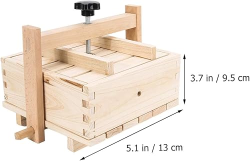 Yardwe Tofu Presse Fabricant Bois Tofu Presse Moule Bricolage Maison Tofu Maker Presse Moule Kit Fromage Tissu Cuisine Outil - Nail Gallerys