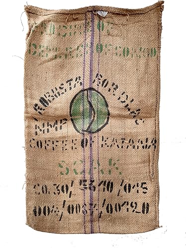 Mokaor Sacs Jute Café 70x100 Sac Toile YUTA Cadeaux Jardinage Décor (Dessin - Indonésie Robuste) - Nail Gallerys